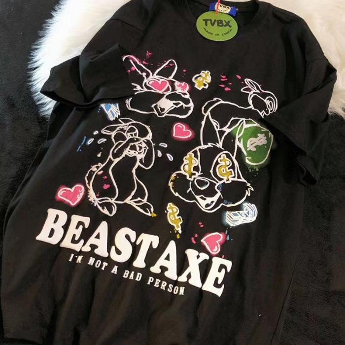 NRVP Áo Thun 100% Cotton Tay NgắN Plus Size Cho Nam Và Nữ