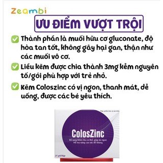 Kẽm hữu cơ ColosZinc dạng bột