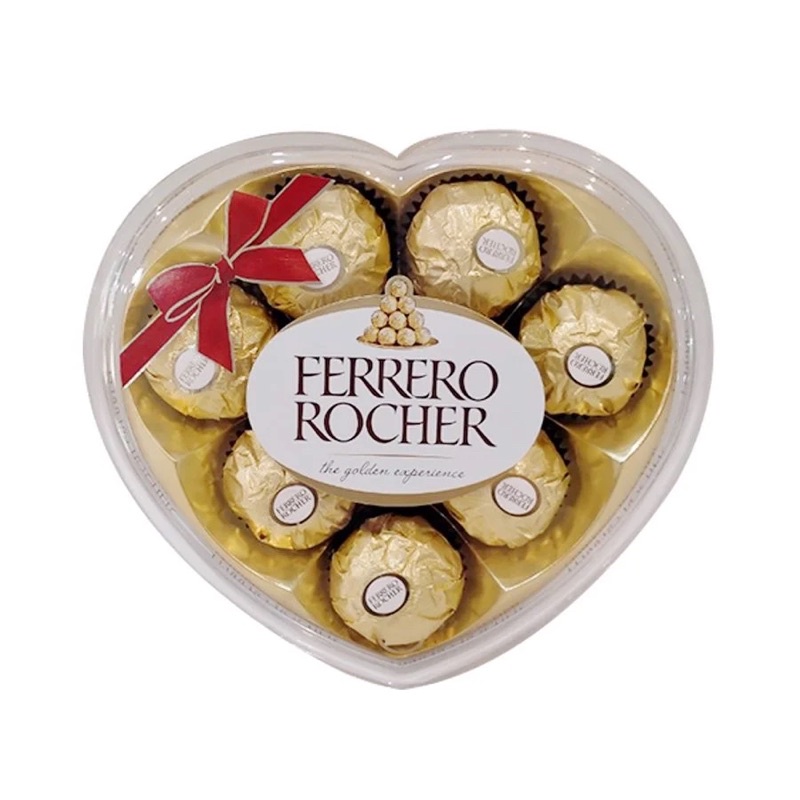 Socola Ferrero Rocher Hình Trái Tim - Hộp 100gram