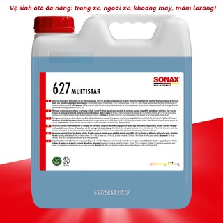 Dung dịch tẩy rửa ôtô đa năng Sonax MultiStar 627 (nội thất, ngoại thất, khoang máy, bánh xe, mâm lazang)