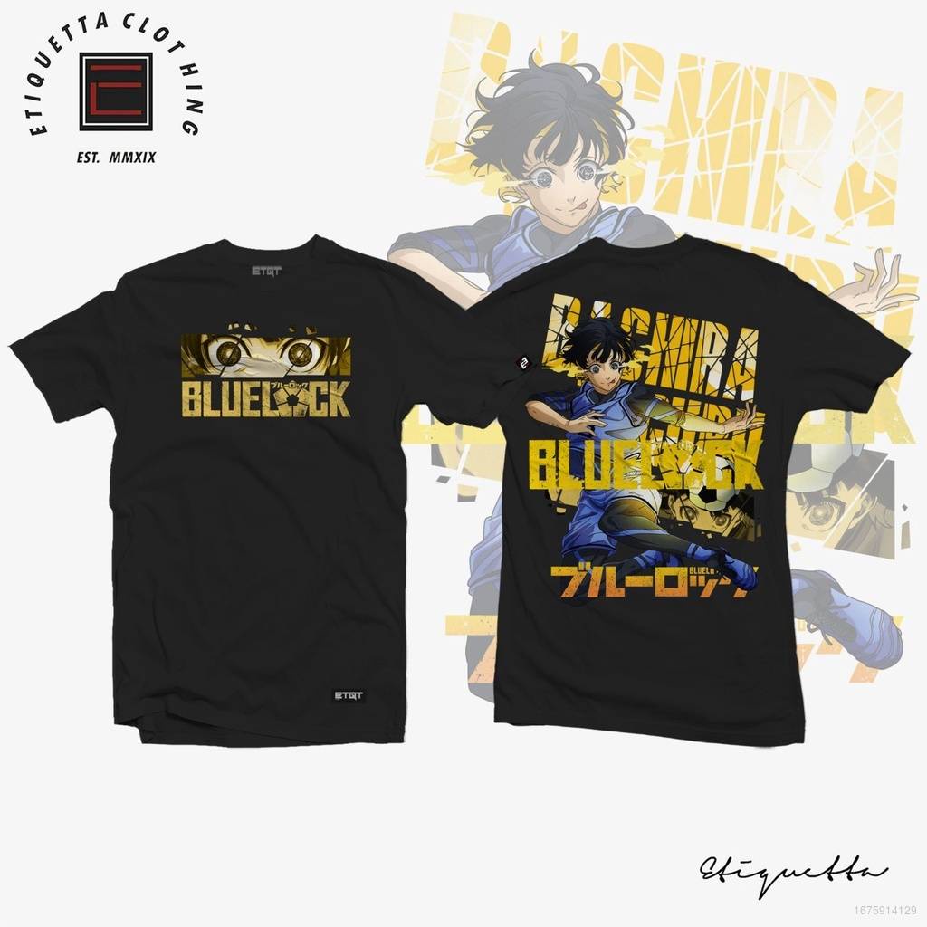 Hq2 Áo Thun Tay Ngắn Dáng Rộng In Hình Meguru Bachira Anime Thời Trang Unisex Mới