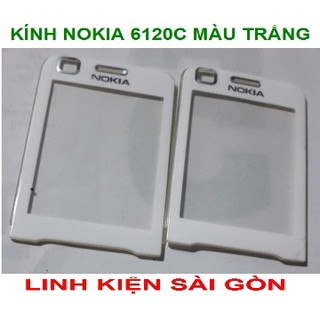 Kính nokia 6120c màu trắng