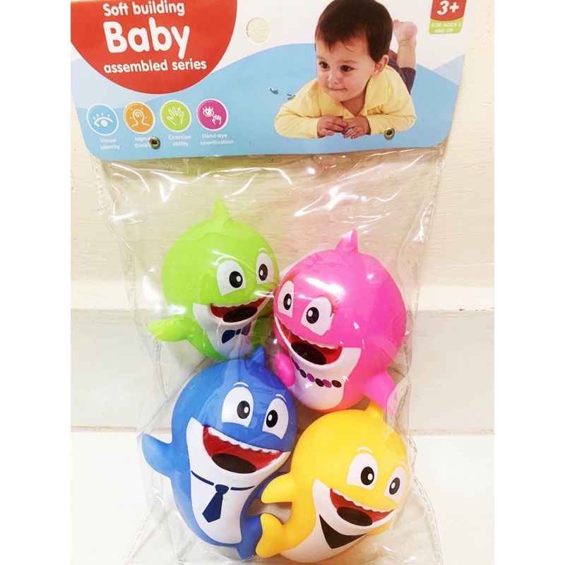 Cá mập baby shark chút chít, đồ chơi nhà tắm