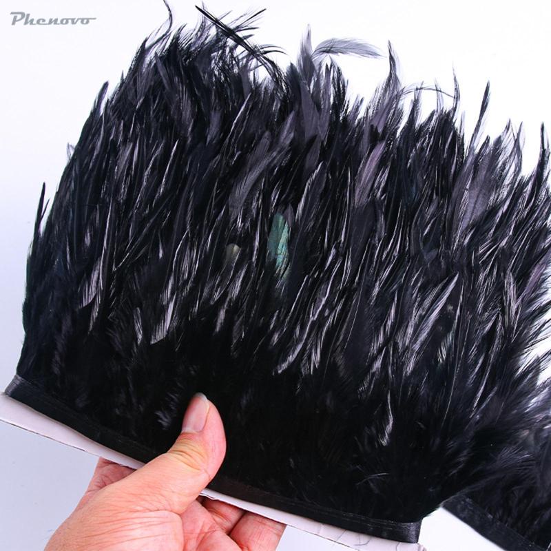 Cuộn Dây Lông Vũ Dài 1M Màu Đen Dùng Trang Trí Tiệc