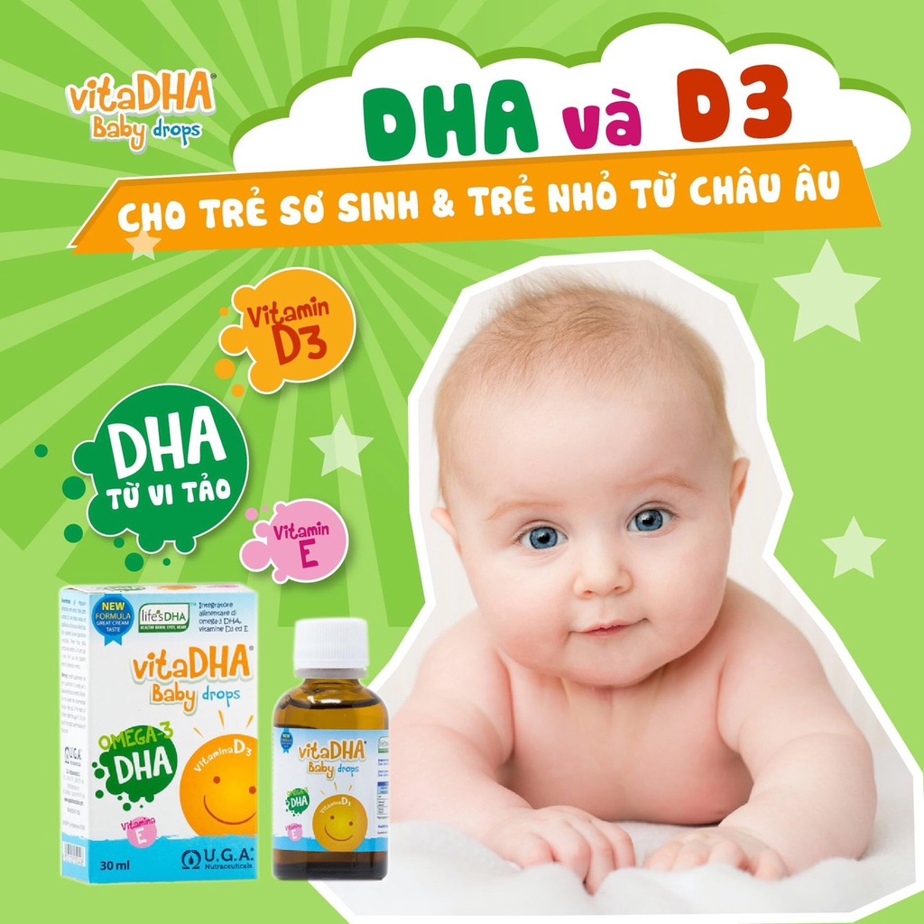 Vita dha baby drops, dha cho bé - ảnh sản phẩm 2