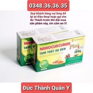Nano Curcumin Tam Thất Xạ Đen Plus - Học viện Quân Y