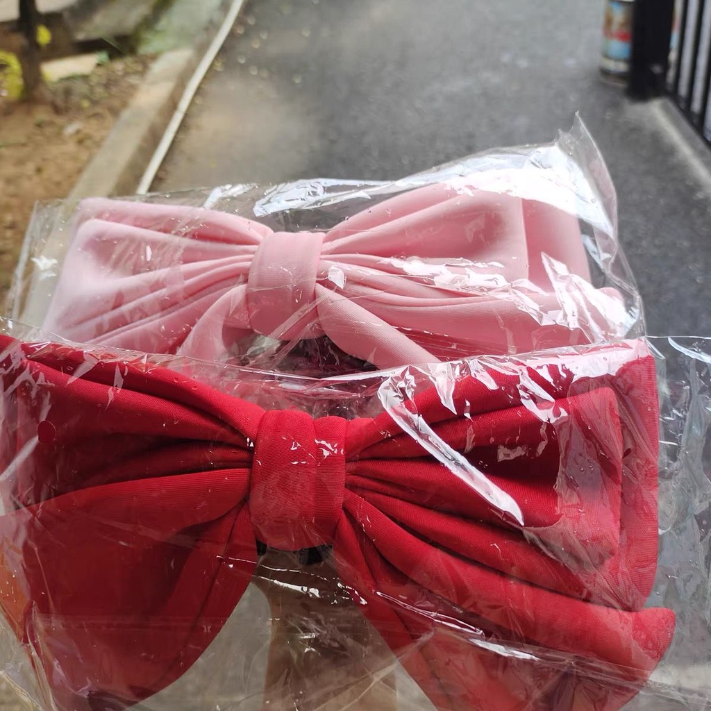 KAWASAKI Mũ Bảo Hiểm 25cm Hai Lớp Thắt Nơ Dễ Thương Cho Nữ