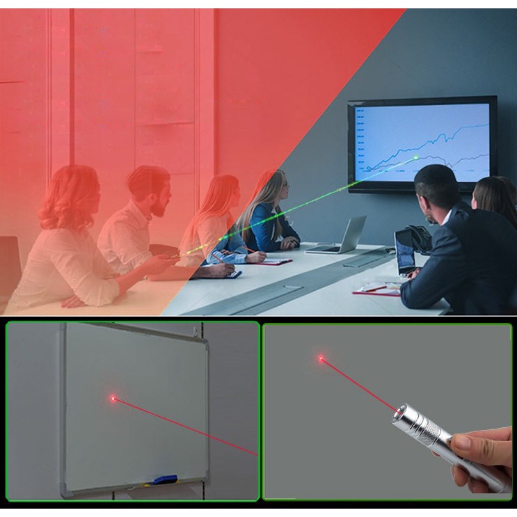 Đèn Pin Laser 301 Điểm Đơn Màu Tím / Xanh Lá / Đỏ