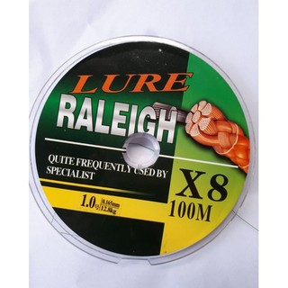 Dây dù câu lure x8 7 màu siêu bền