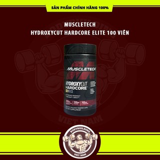 Chính hãng - muscletech - hydroxycut hardcore elite 100 viên | viên uống hỗ trợ đốt mỡ giảm cân
