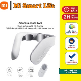 Máy massage cổ thông minh Jeeback G20 Mijia App - Hàng Chính Hãng