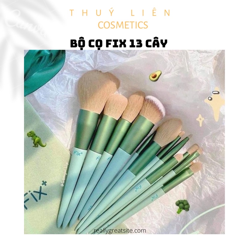 Bộ cọ trang điểm Fix 13 cây