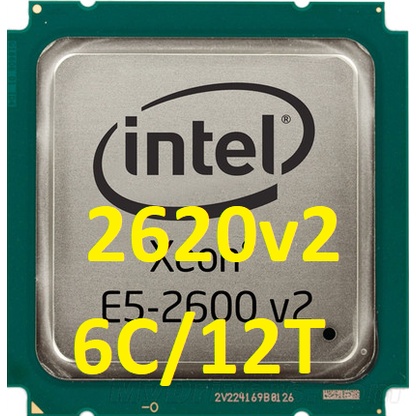 Xeon E5 2620v2 2620 v2, 6 lõi 12 luồng (6C/12T) socket 2011 dòng main x79 mạnh ngang Core i5-3470