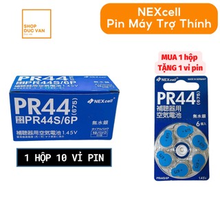 Pin pr44 nexcell pin máy trợ thính size 675 1,45v vỉ 6 viên pin tròn