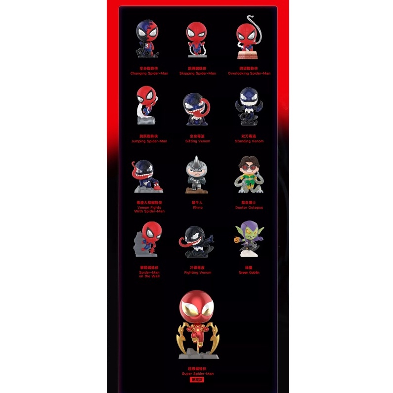 Mô Hình Búp Bê Người Nhện Maximum Venom Series Popmart Dễ Thương Dùng Làm Quà Tặng Cho Bạn Bè