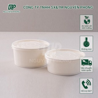 [Bán sỉ - Hoả tốc] MẪU TÔ GIẤY TRẮNG 750ML VÀ 1050ML