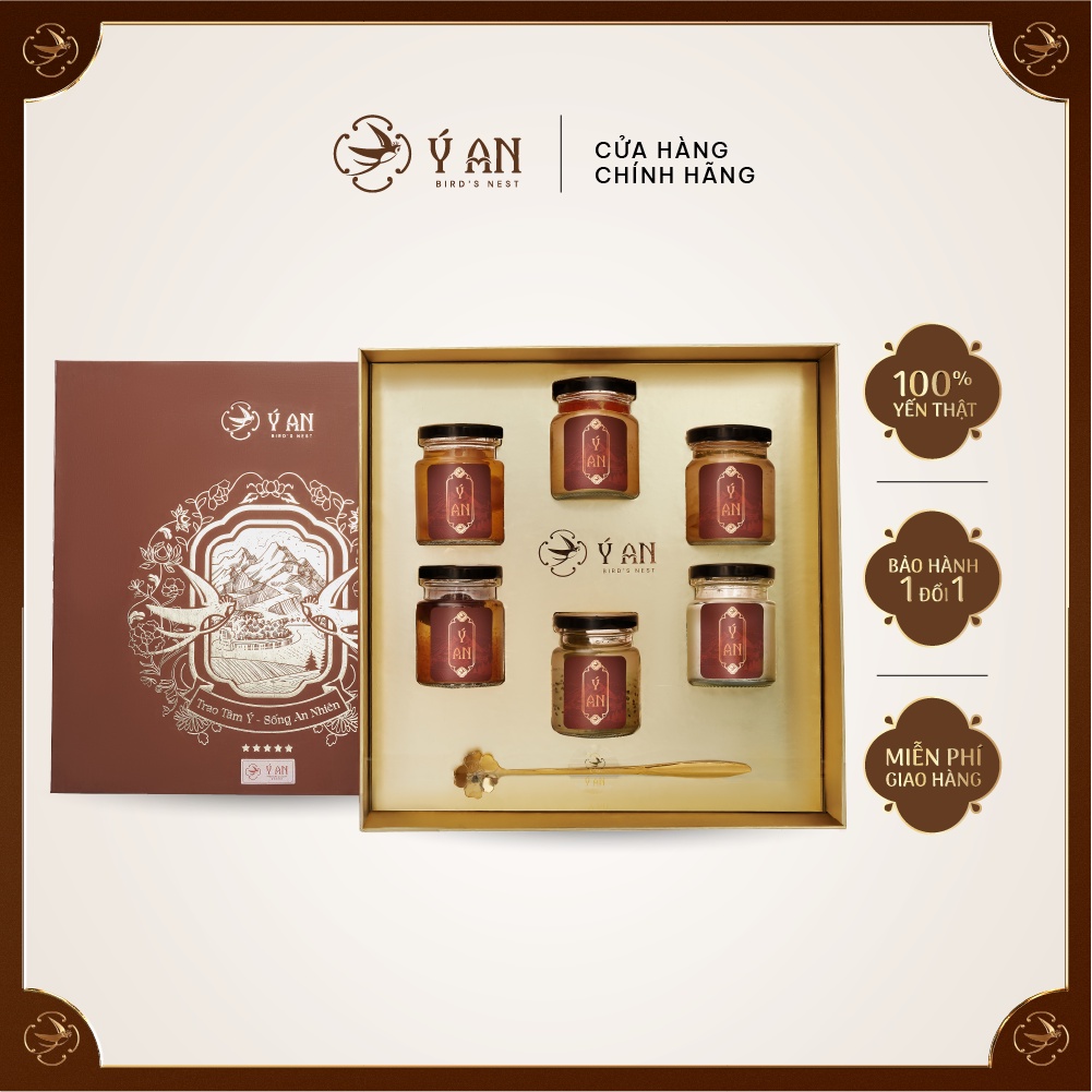 Set yến chưng tươi Ý An 6 hũ x 80ml