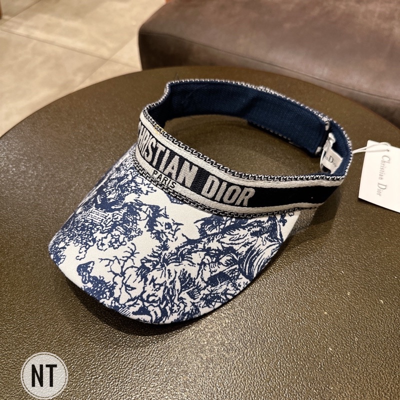 Mũ hở chóp Dio hoạ tiết, thiết kế thời trang, hàng quảng châu cao cấp ms12255