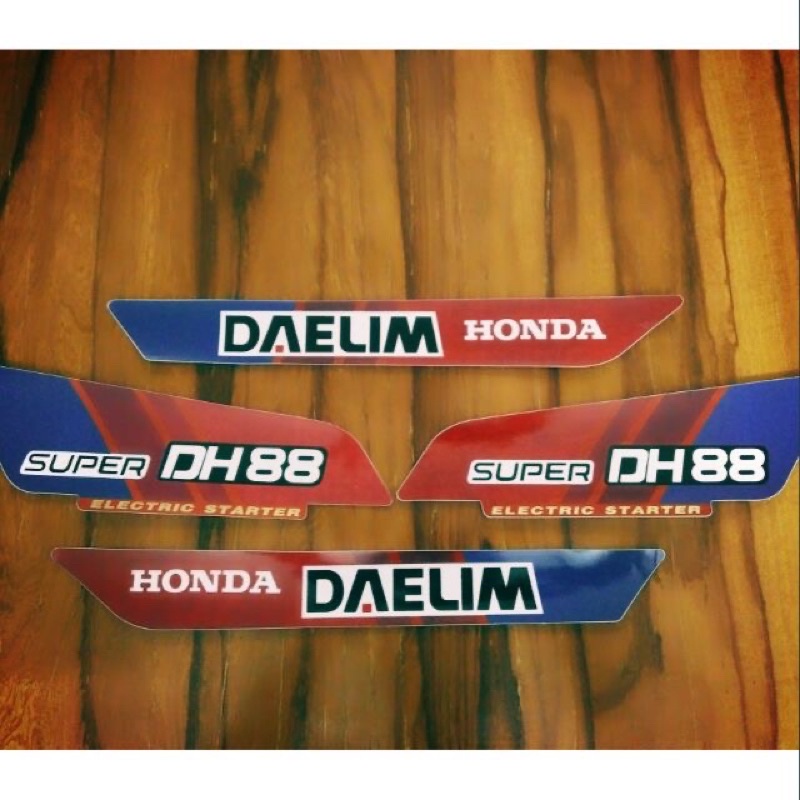 Bộ tem honda DH 88 hàng nhập Thái Lan chất lượng cao dành riêng cho dòng xe này