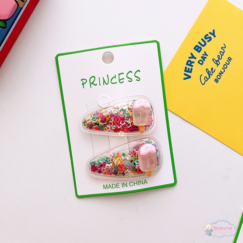 Set 2 Kẹp Tóc 5 Kiểu Dáng Công Chúa Xinh Xắn Dễ Thương Cho Bé Gái