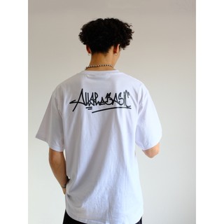 Áo thun vải dày in logo Graffity All The Basic - Trắng