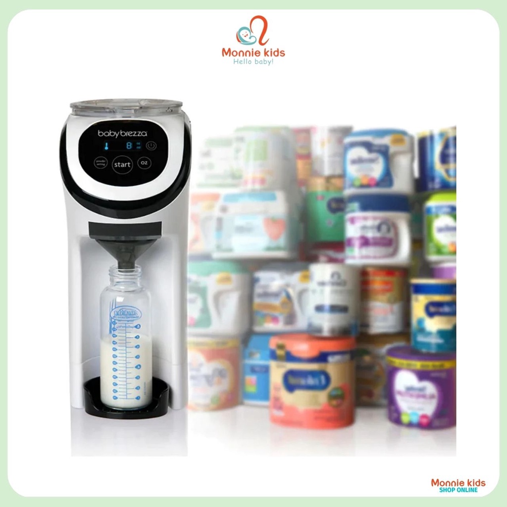 Máy pha sữa cho bé Baby Brezza Formula Pro Mini, máy pha sữa tự động - Monnie Kids