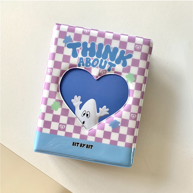 Hộp Đựng Thẻ Ảnh 80 Ngăn 3 Inch Thiết Kế Hình Thần Tượng Ngọt Ngào