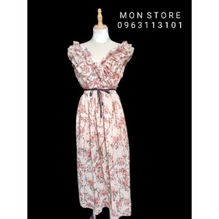 Maxi hoa cổ V