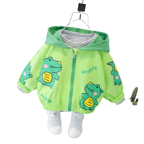 Áo khoác bé trai Bosskids in hình Khủng Long Chất vải cao cấp sành điệu phong cách Hàn Quốc AKBT01223