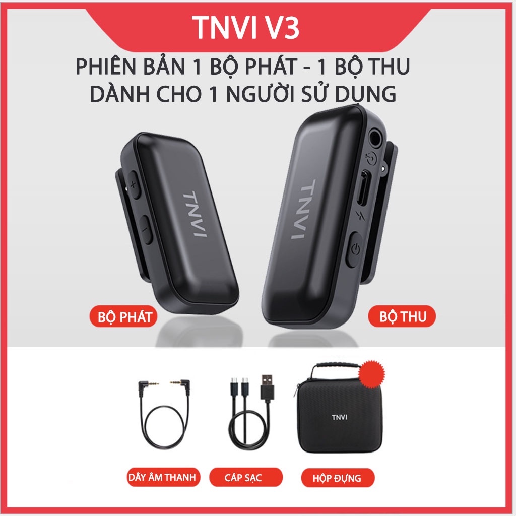 Micro cài áo không dây TNVI V3