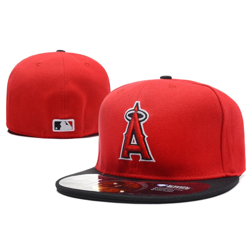 Mũ Lưỡi Trai Cotton Thêu Chữ Los Angeles Angels of Anaheim MLB Thời Trang Mùa Hè Cho Nam Và Nữ