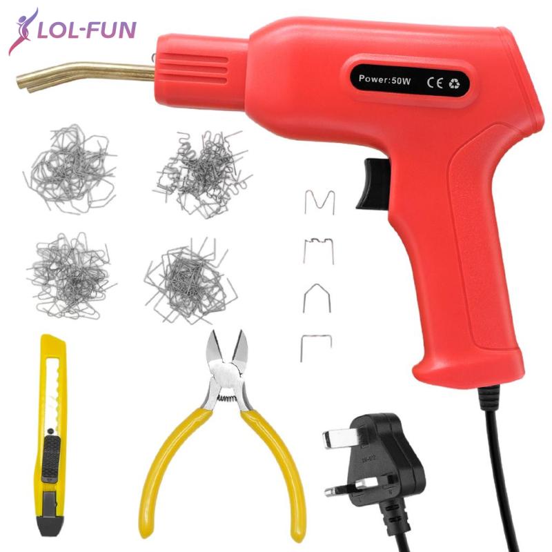 Máy Hàn Nhựa 50W Kèm 4 Kim Bấm Chuyên Dụng Sửa Chữa Cản Trước Xe Hơi DIY