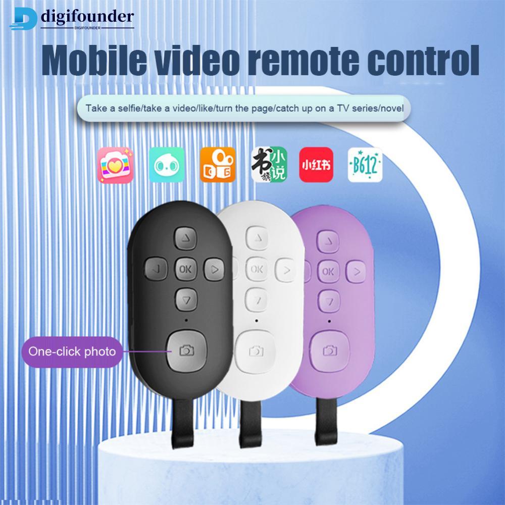 Bộ Điều Khiển Từ Xa Không Dây Bluetooth Có Thể Sạc Lại E1I2 Cho Camera / Điện Thoại