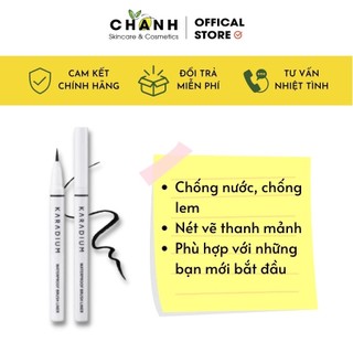 Kẻ mắt Karadium waterproof brush liner black Hàn Quốc không lem không trôi