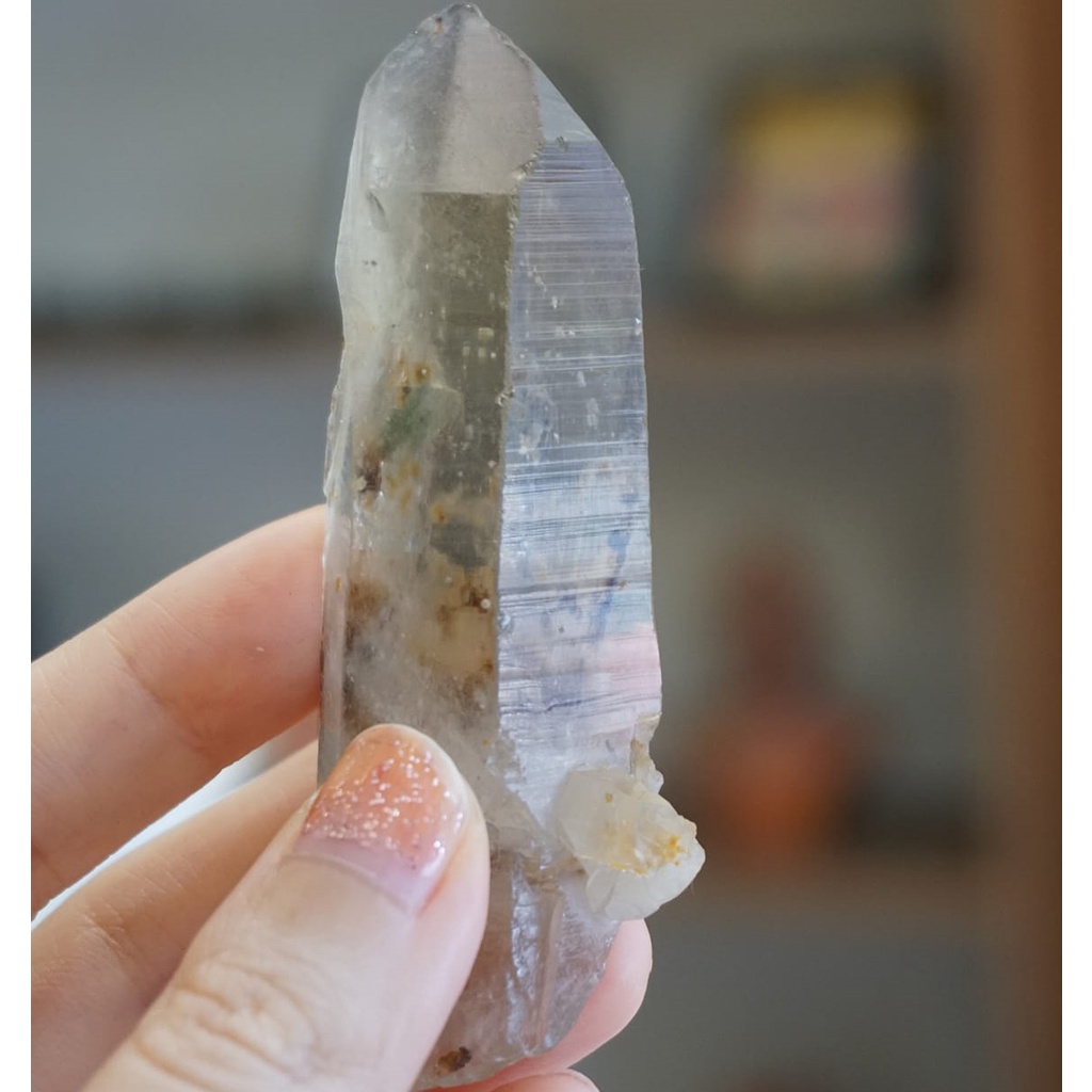 Tinh thể Lemurian khói vàng