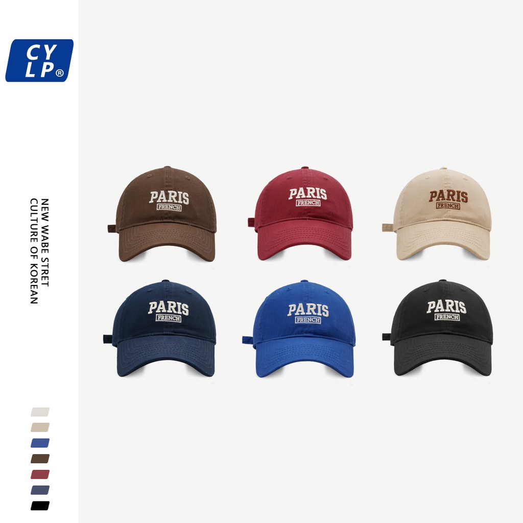 Mũ Lưỡi Trai Thêu Chữ Phong Cách Hàn Quốc Thời Trang Cho Cặp Đôi