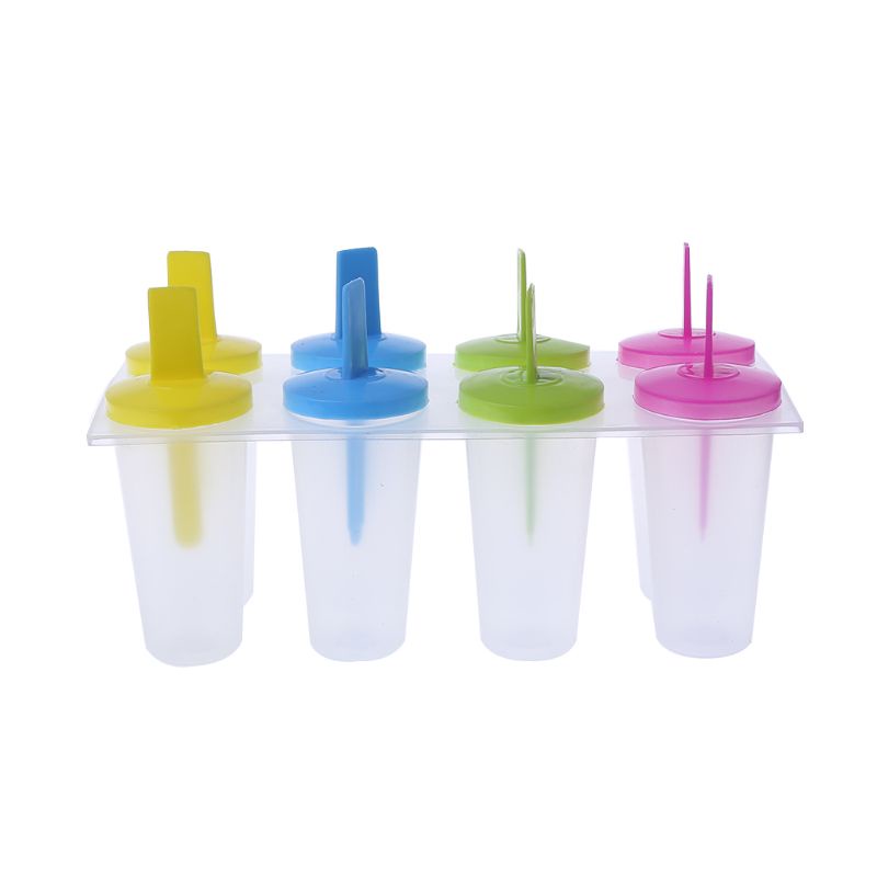 Khuôn Làm Kem Que Gồm 8 Ô Tiện Dụng