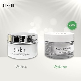 Kem dưỡng trắng da ban đêm Soskin Clarifying Cream