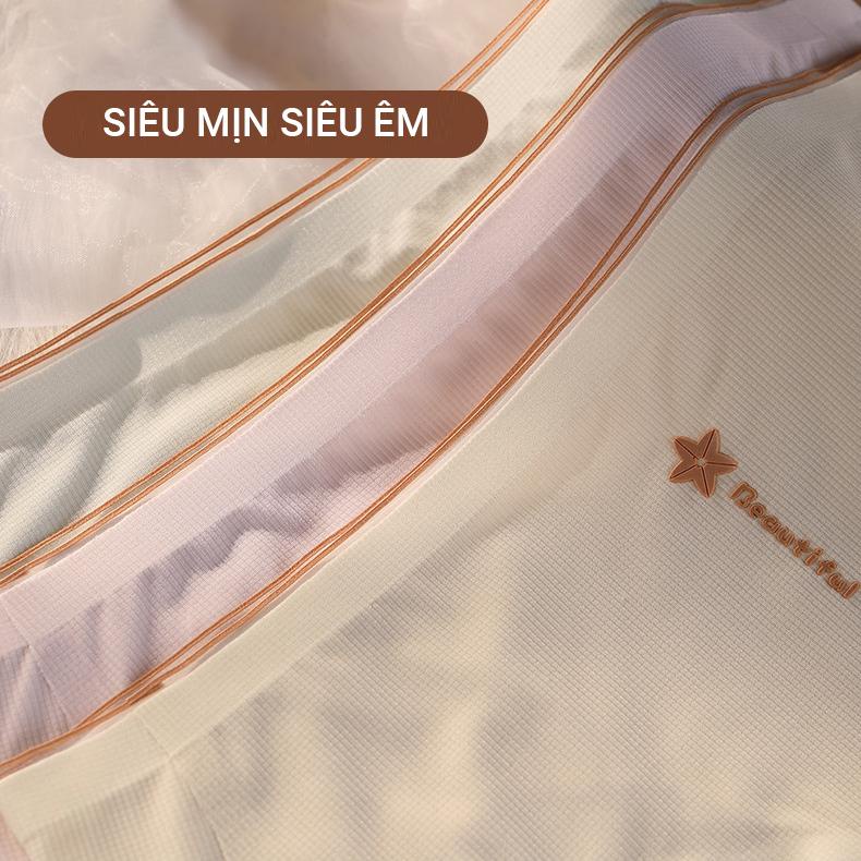 Quần lót nữ Bigsize su lạnh size tới 100Kg, Quần big size su lạnh dập gân siêu mát - Mã N06