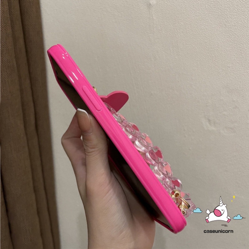 Ốp Điện Thoại Tpu Silicon Mềm Bóng Có Dây Vòng Tay Cho IPhone 11 14 13 12 Pro Max 7plus XR 7 8 Plus X XS Max SE 2020