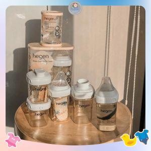 Bộ 2 bình/tách lẻ sữa hegen ppsu 150/240ml núm ti size m từ 1-3/3-6 tháng