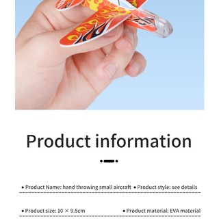 Máy Bay Xốp Đồ Chơi Mini Có Đèn Led Cho Bé