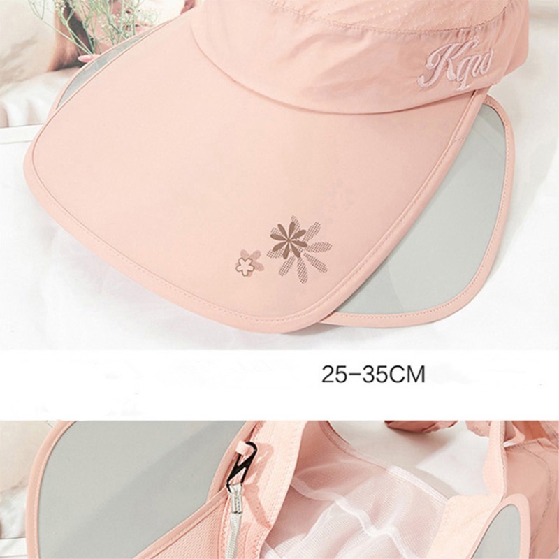 Nón hở chóp vành rộng che nắng cho nữ khi tham gia các hoạt động mùa hè ngoài trời