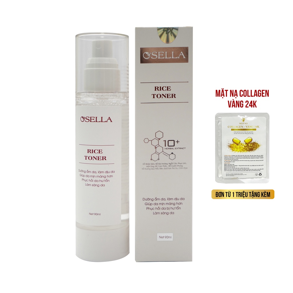 Rice toner Osella dưỡng ẩm