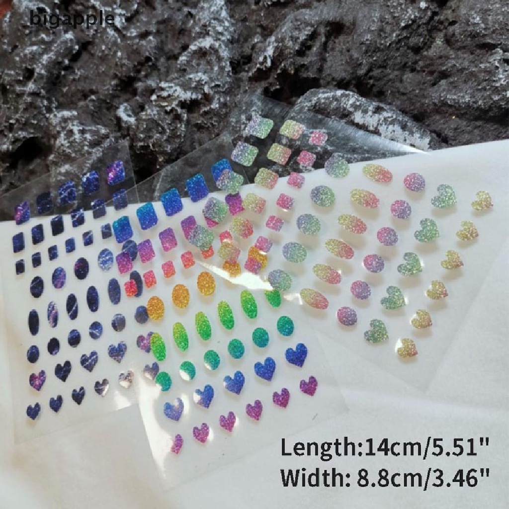 1 Tờ Đề Can Dán Móng Tay Nghệ Thuật Màu Laser