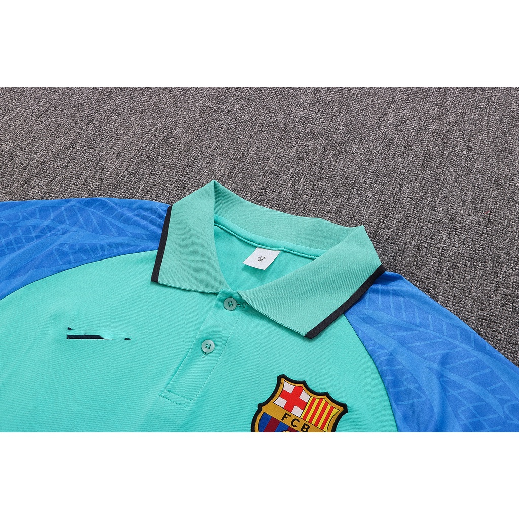 Áo Thun polo Tay Ngắn size Lớn 22-23 Barcelona