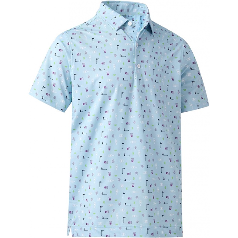 Áo polo Tay Ngắn Có Cổ Thoáng Khí Phong Cách Thể Thao Thời Trang Cho Nam