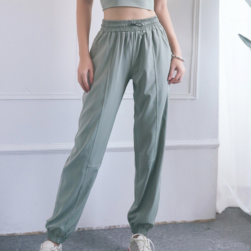 Quần Jogger Thể Thao Lưng Thun Rút Dây Dành Cho Nữ