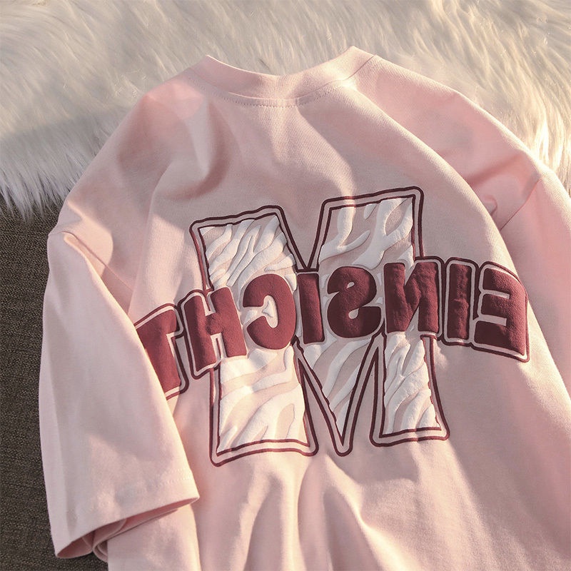 Áo thun NRVP tay ngắn in họa tiết phong cách đường phố Hàn Quốc thời trang cho nữ