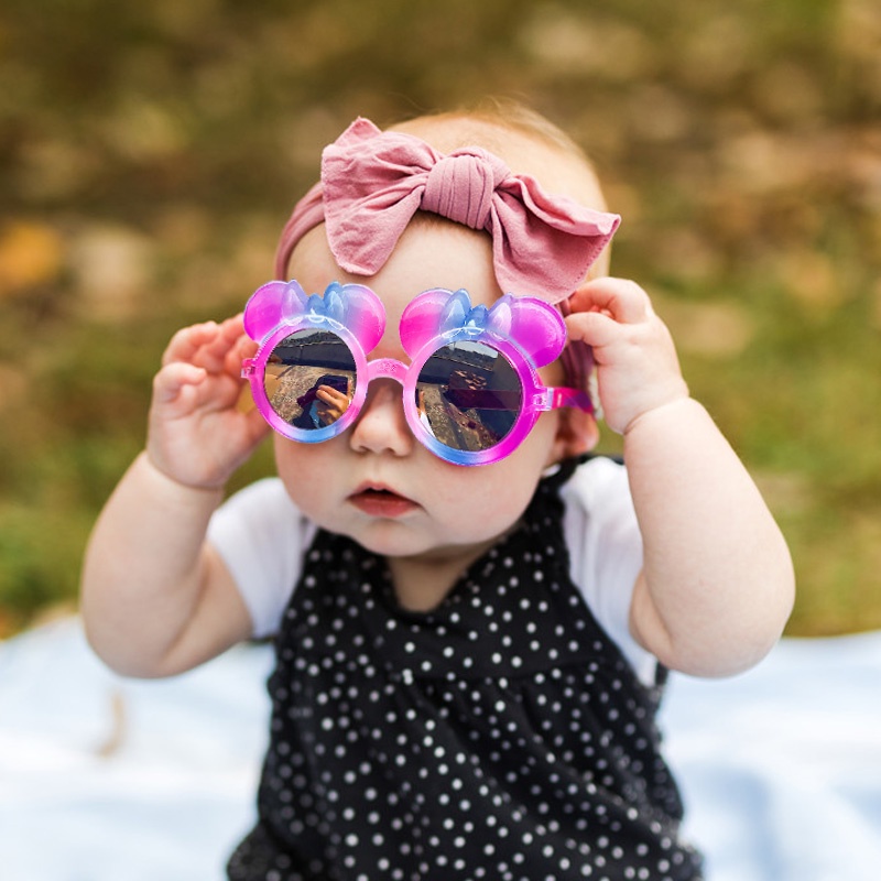 Kính Mát Gọng Vuông Chống Tia UV400 Thời Trang Cho Bé